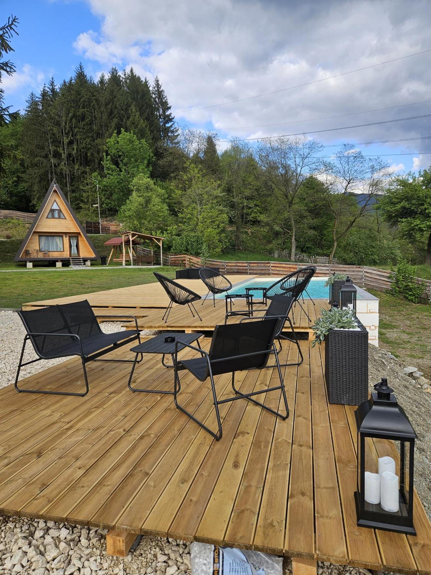 Catunul Din Podei A-Frame Dragoslavele 外观 照片